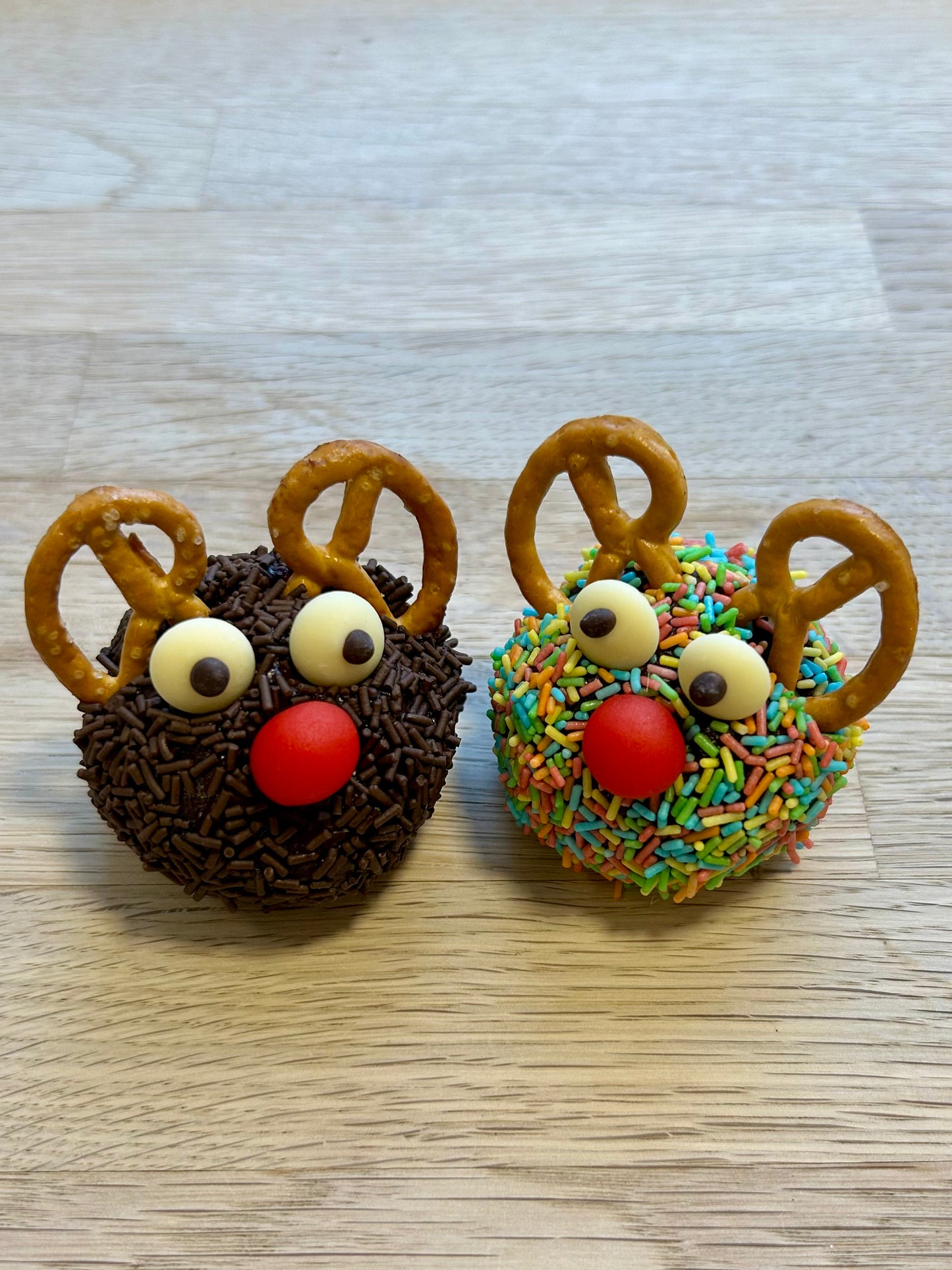 DIY rensdyr-romkugle KIT (8 stk.)