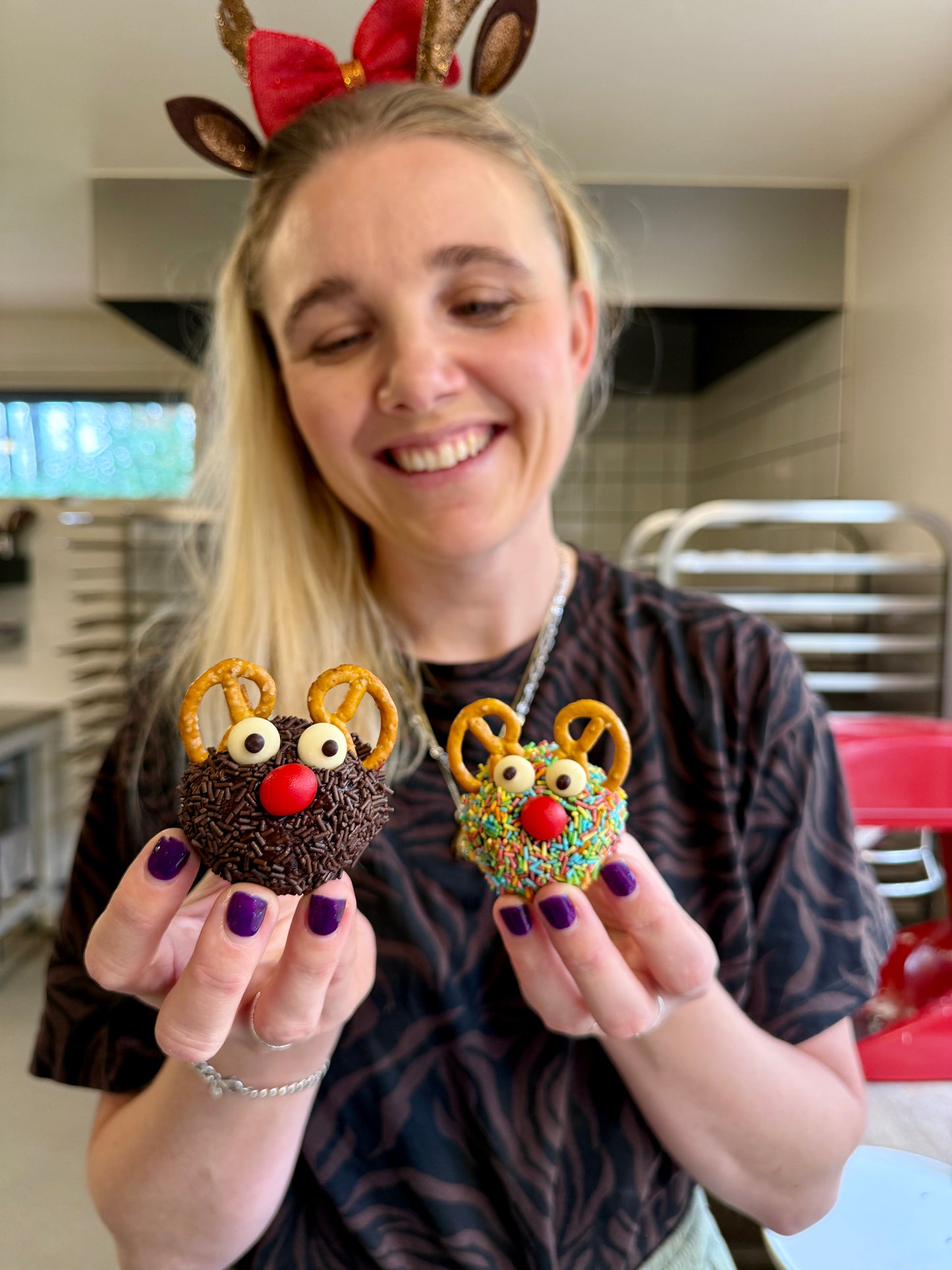 DIY rensdyr-romkugle KIT (8 stk.)