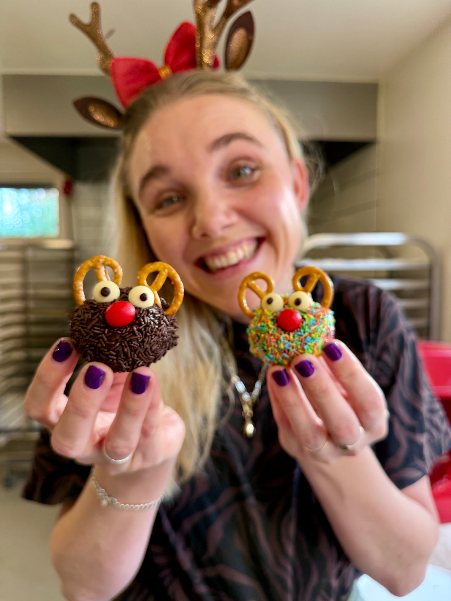 DIY rensdyr-romkugle KIT (8 stk.)