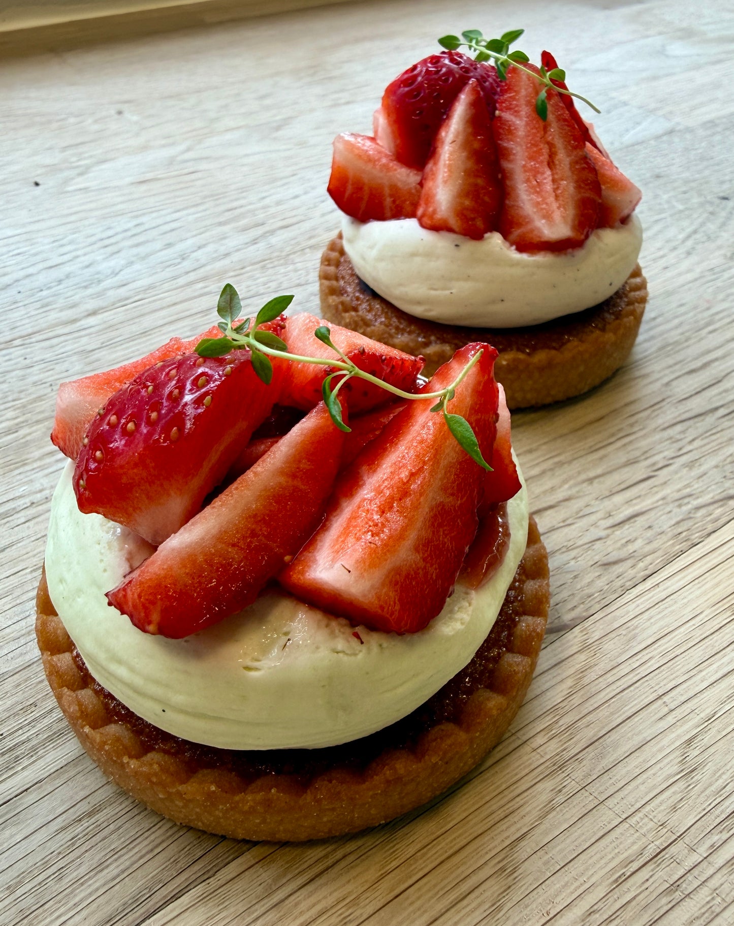Emma Emma's jordbærtærter med vaniljecreme 🍓